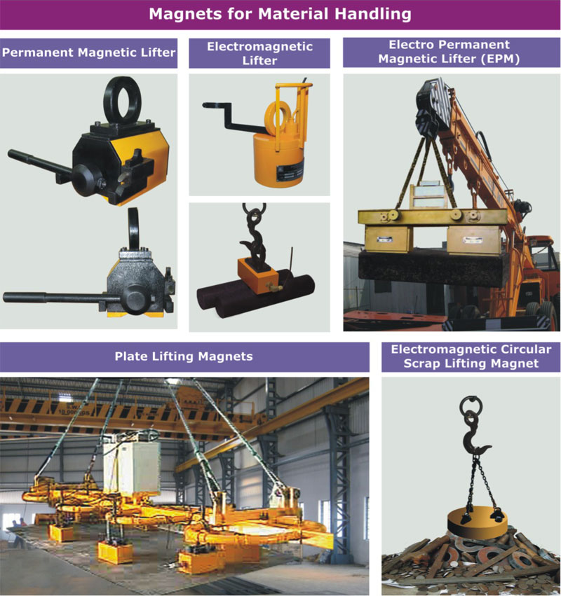 Magnetic Lifters for Material Handling